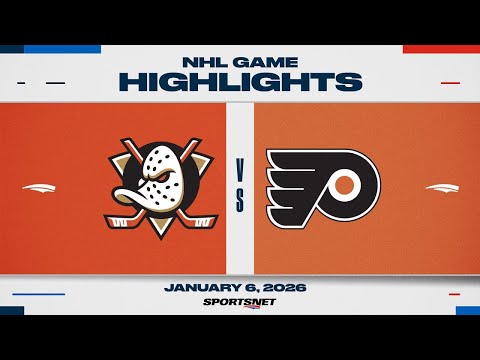 NHL Highlights | Ducks vs. Flyers - January 6, 2026