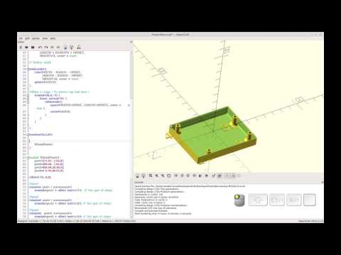 Basic Project Box - Part 4 - Openings by mathcodeprint - Thingiverse