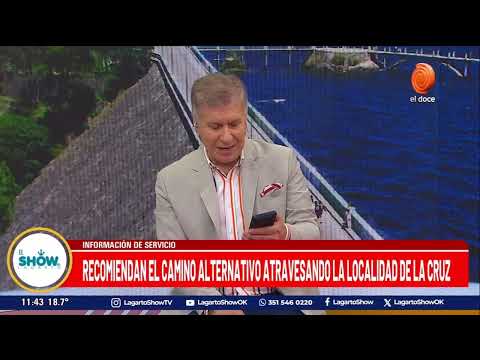 Corte total en el Valle de Calamuchita por obras en el puente del vertedero de Embalse