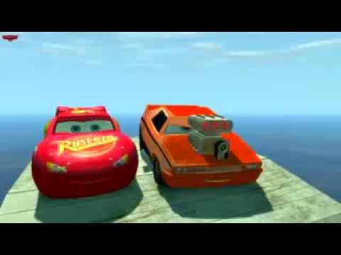 Lightning McQueen vs Snot Rod in SOAP JUMP V2 Ramp!DRH SuperHeroes