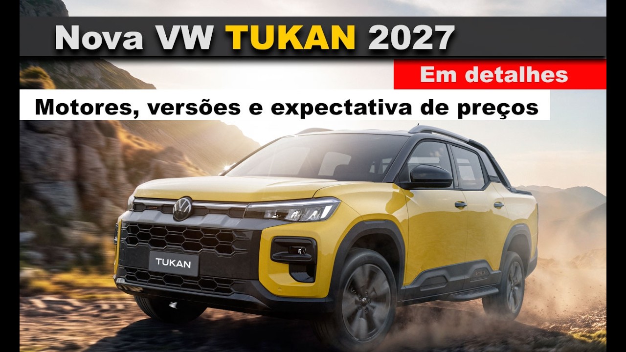 VW Tukan é apresentada oficialmente, confira versões e expectativa de motor e preços