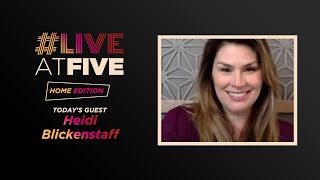 Broadway.com #LiveatFive: Home Edition with Heidi Blickenstaff video