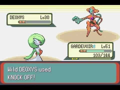 Ryudo vs Pokemon Emerald - Who's that Pokemon!?  It's Deoxys!