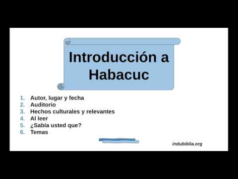 Introducción a Habacuc