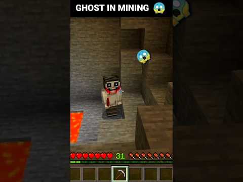 YOYO Gamerz - I see ghost in Minecraft 😱 #shorts