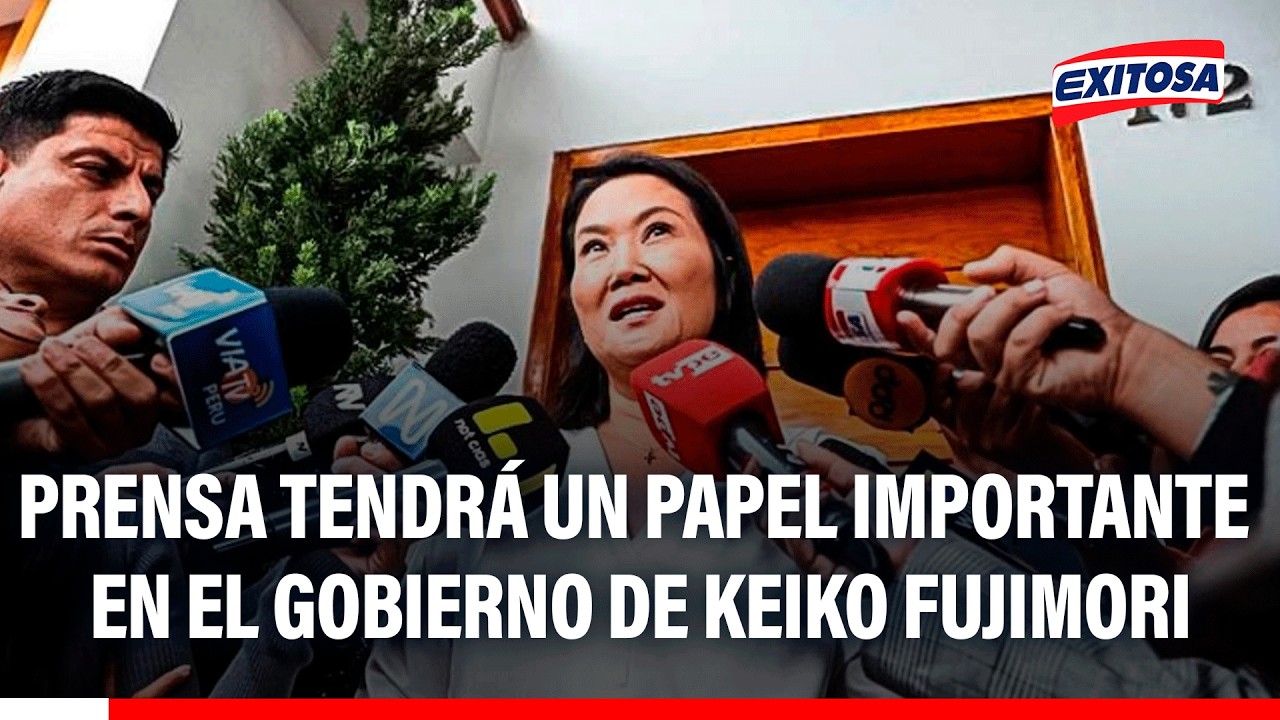 🔴🔵 Prensa tendrá un rol importante durante el gobierno de Keiko Fujimori, según politóloga