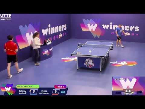 WINners CUP table 1 19.10  Zaitsev Andrei - Syksa Aleksandr 18:00