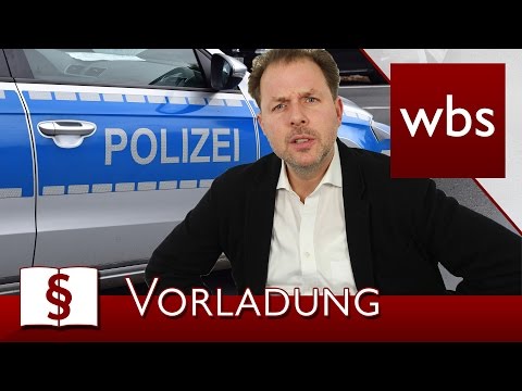 Jura Basics: Vorladung von der Polizei: Was tun? | Rechtsanwalt Christian Solmecke