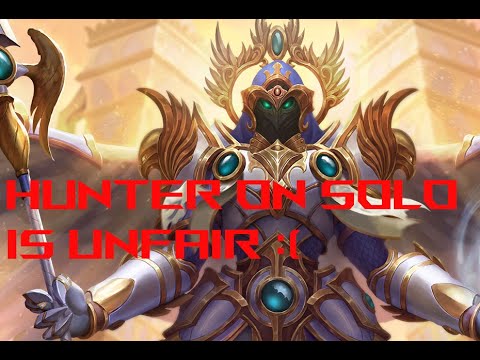 Smite:(Conquest): Horus solo lane: Hunter solo lane is just so unfair