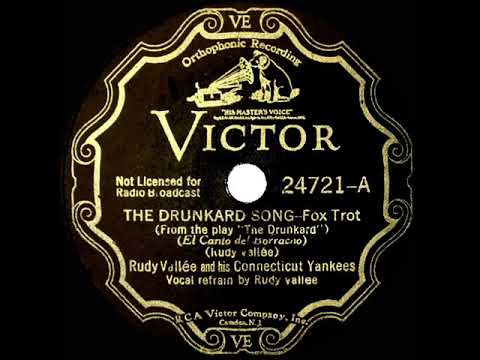 1934 HITS ARCHIVE: There Is A Tavern In The Town - Rudy Vallee (straight version)