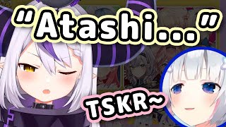 Laplus Accidentally Says Atashi Instead Of Wagahai 【ENG Sub/Hololive】