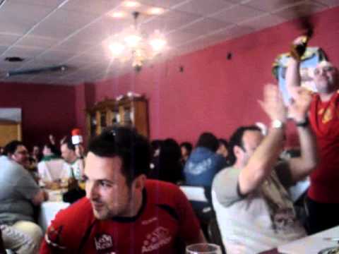Comida de peñas de la copa del rey de balonmano Antequera 2010