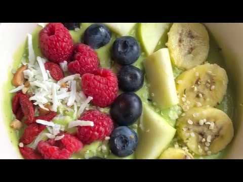 Green Goddess Smoothie bowl made with Dr. Sebi Approved ingredients