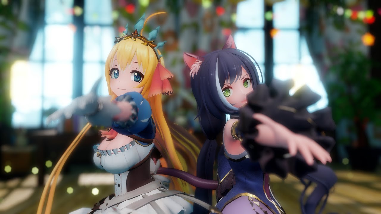 《作品No.171》【プリコネMMD】ペコ＆キャルで「ポジティブ☆ダンスタイム/Positive Dance Time」[4K60fps]