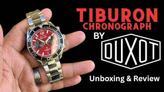 Unboxing the Tiburon Chronograph by Duxot Watches