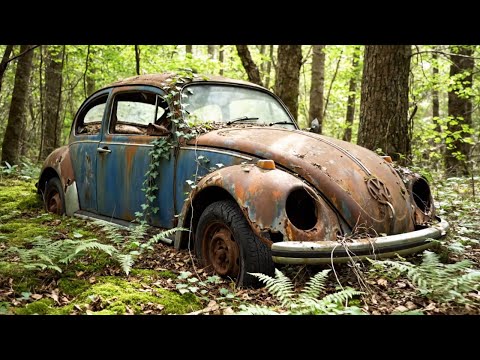 Abandoned for Decades 1967 Volkswagen Beetle: Restoring a Forest-Rotted VW Beetle!