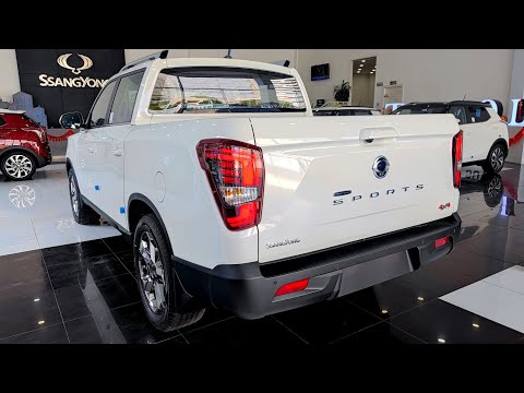 2023 Ssangyong Rexton Sport 2.2L 4WD - White Color | in-depth interior & exterior