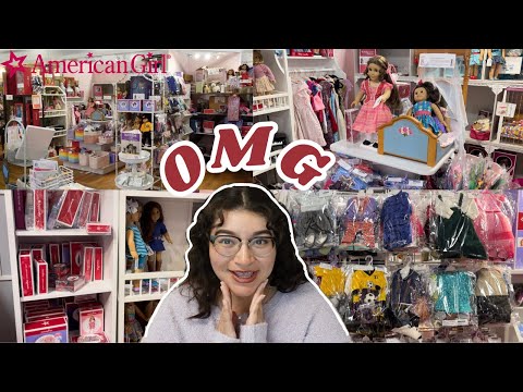 Come shop with me at a HUGE American Girl BOOTH !