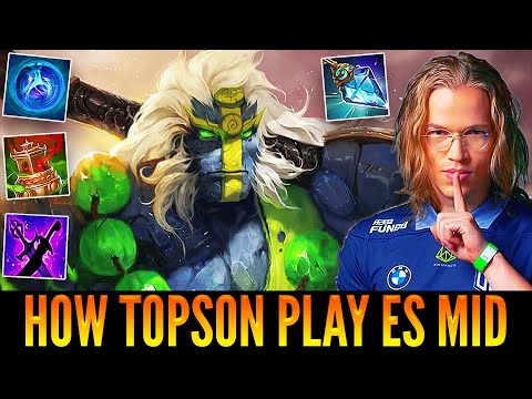 How Does TOPSON play Earth Spirit on Midlane?