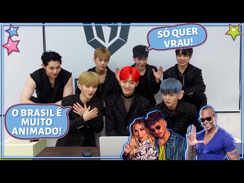 KPOP GROUP REACTS TO FUNK AND BREGA FUNK (WITH CIIPHER)