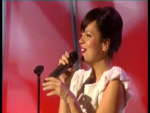 Lily Allen singing Not Fair live on Ant & Dec's Saturday Night Takeaway