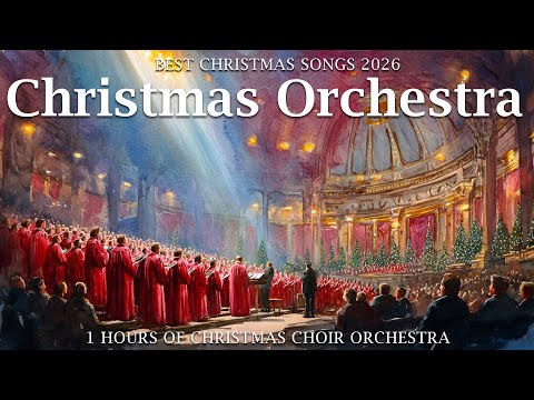 Orchestral Christmas Carols ✨ Traditional Choir Songs & Calm Winter Atmosphere | Relax Melody 2026