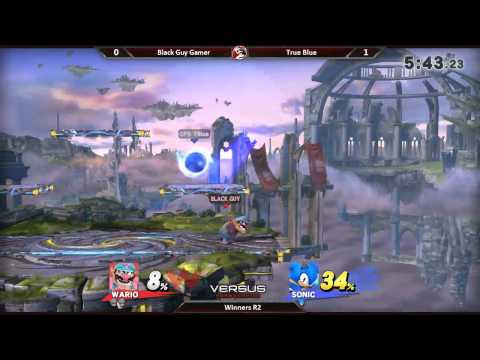 Versus Weekly 6/18/15 - Winners R2 - True Blue (Sonic) vs. BlackGuyGamer (Wario) - Smash 4