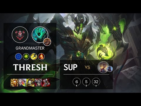 Thresh Support vs Rell - EUW Grandmaster Patch 11.24