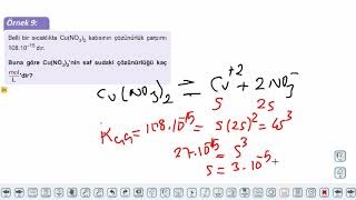 Eğitim Vadisi AYT Kimya 9.Föy Asit-Baz Dengesi 3 (Çözünme ve Çökelme Dengeleri) Konu Anlatım Videoları