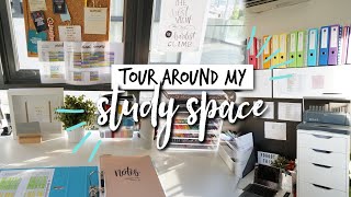 STUDY SPACE + DESK TOUR | studycollab: alicia