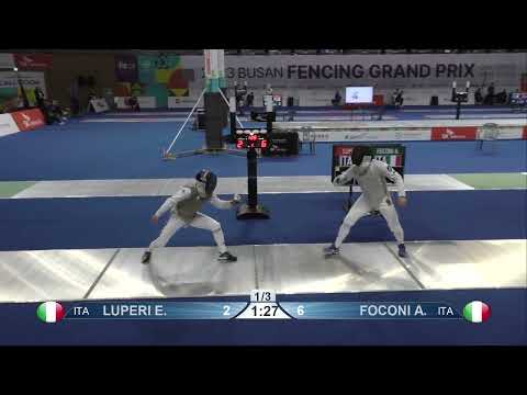 2023 140 T16 05 M F Individual Busan KOR GP GREEN FOCONI ITA vs LUPERI ITA