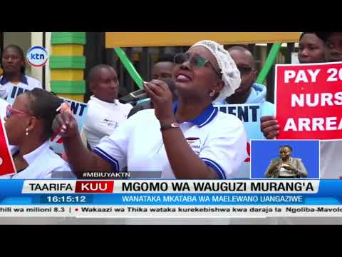 Wauguzi wa Murang'a wasema hawatarejea kazini hadi madai yatimizwe