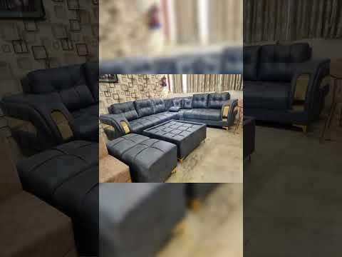 Wooden Modern Luxury Living Room Sofa Set