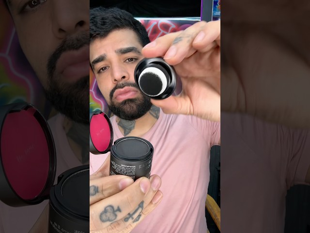 Vídeo relacionado con Retocador de Raíces en Polvo para Rayitas - Sombra para el Cabello, Corrector y Rellenador de Pelo para Hombres