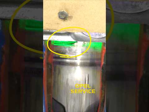 collision between valve and piston inside the engine #shorts