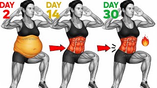 4 Week Standing Belly Fat Program 🔥 Lose Hanging Belly Fat at Home with Easy Fat-Burn Exercises