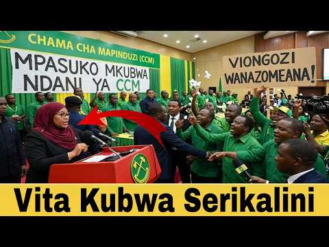 Mpasuko mkubwa ndani ya CCM! Samia Hoi! Viongozi Wazomeana na Kuzozana hadharani! Mwisho wa CCM TZ