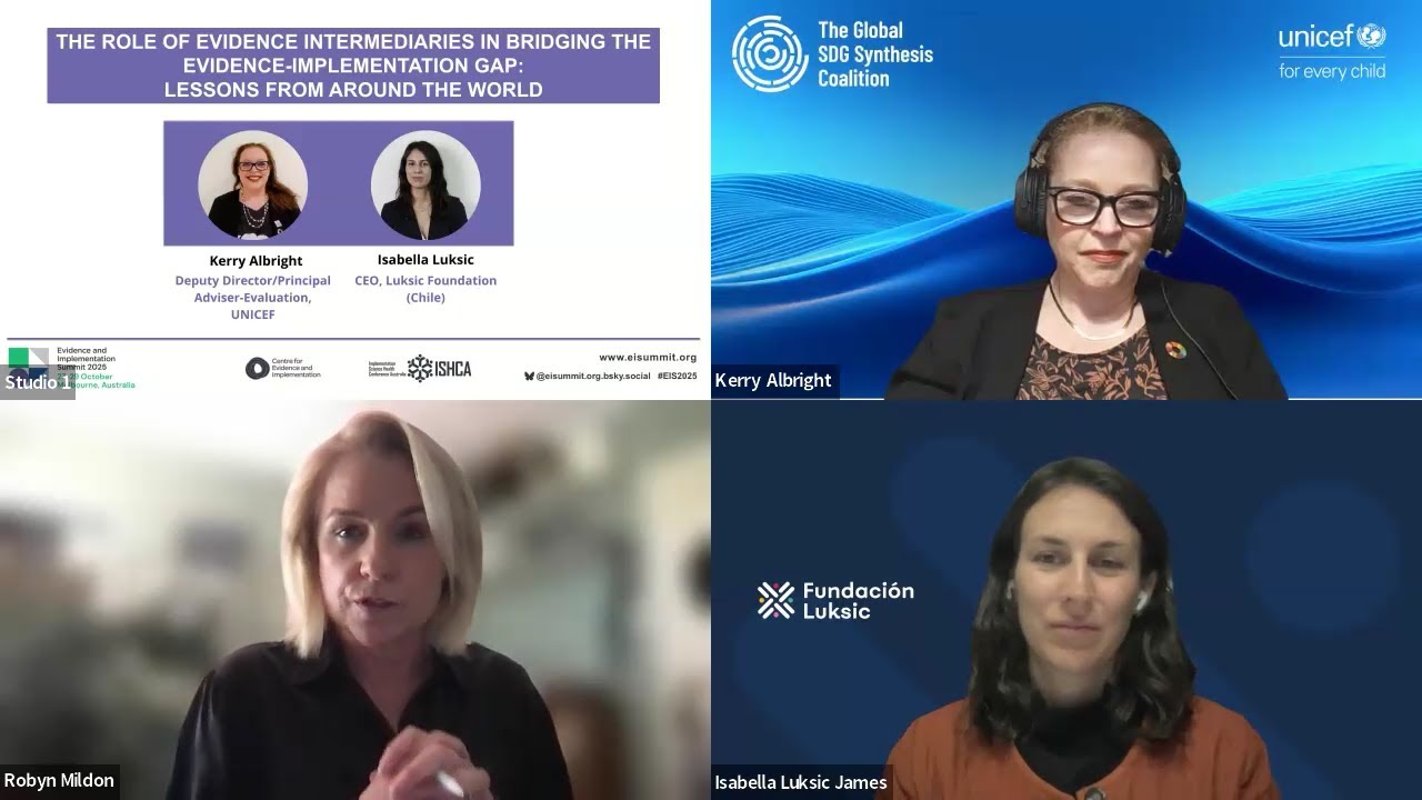 EIS Virtual webinar: The role of evidence intermediaries