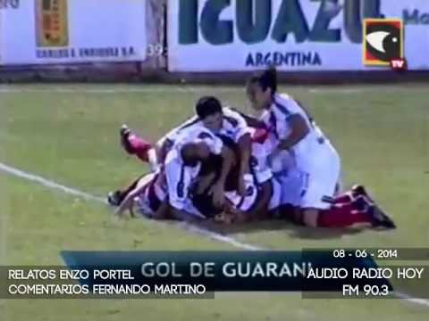 Gol Tobías Albarracín - Ascenso de Guarani 2014 (Relatos Enzo Portel)