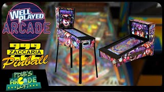 Zaccaria & Well Played Arcade Pinball Machine Pre-Orders LIVE NOW on Gamestop!