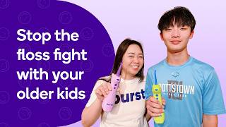 Getting your preteens to clean in between their teeth (age 9-12 ish)
