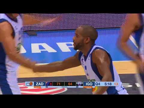 KEY MOMENT: Preston Knowles makes Višnjik explode with the 3-pointer (Zadar - Igokea, 3.11.2017)