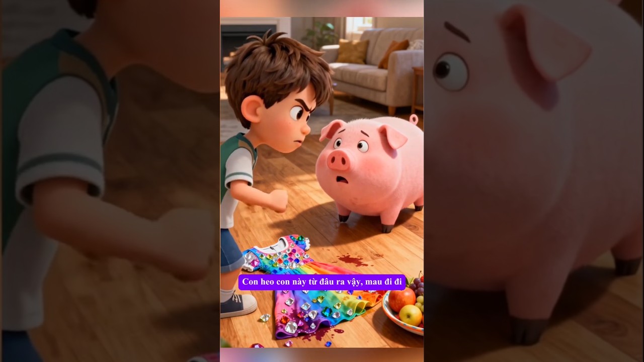 Em gái bị biến thành heo