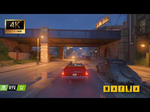 4K Mafia: Definitive Edition | A Masterpiece of Remake | #pathtracing #classiccars