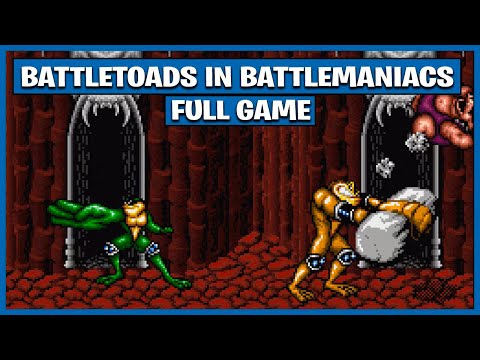 SNES Gameplay — Battletoads in Battlemaniacs [2 Players] [100%]