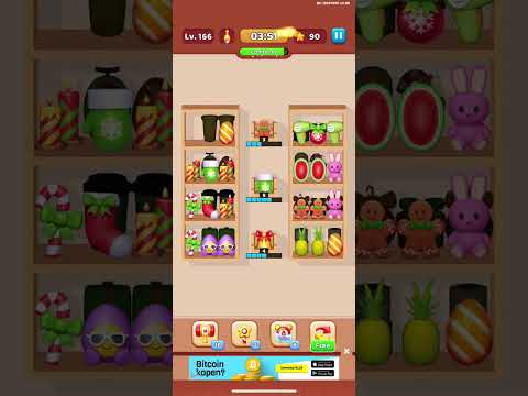Goods Sorting Match 3 | Level 166 | NO BOOSTERS #mobilegame #gaming #gameplay