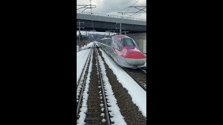 【レア映像】新幹線とすれ違った！