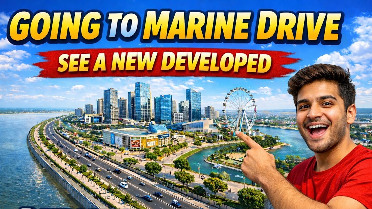 Goiing to marine drive see a new developed patna city | Patna city in 2025