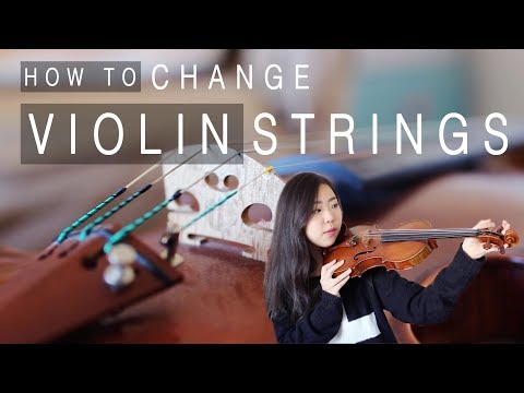 How to Change Violin Strings (Tutorial)