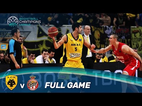 AEK v AS Monaco - Full Game - Round 16 (1) - Basketball Champions League
